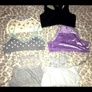 Girls sport bras xs